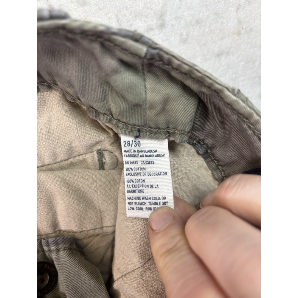 American Eagle Women's 28/30 Camo Camouflage Pants Cotton Slim/Straight - Picture 7 of 11